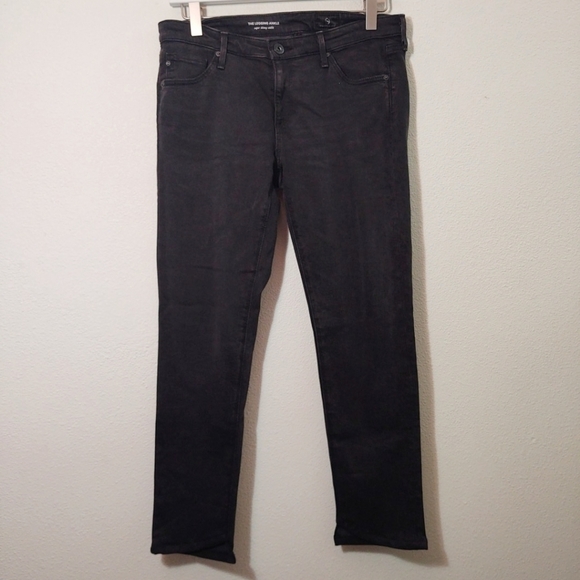 AG The Legging Ankle Black Skinny Jean 27 - Picture 1 of 7